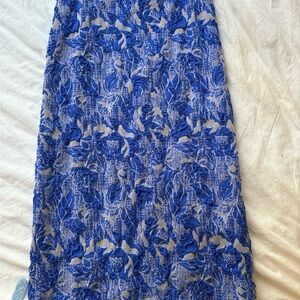 PatBo Lapis Azul midi skirt